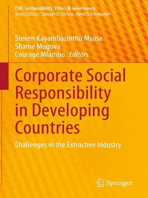 cover image of Corporate Social Responsibility in Developing Countries